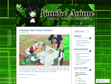 Tablet Screenshot of kimikoanime.wordpress.com