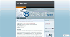 Desktop Screenshot of grantswatch.wordpress.com