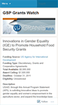 Mobile Screenshot of grantswatch.wordpress.com