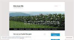 Desktop Screenshot of kimlovelife.wordpress.com