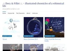 Tablet Screenshot of doryandfillet.wordpress.com