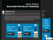 Tablet Screenshot of decasinosydefurciasydebebida.wordpress.com