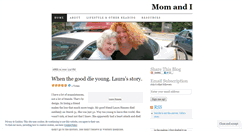 Desktop Screenshot of momandiblog.wordpress.com