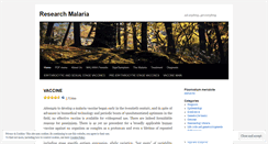 Desktop Screenshot of malariazone.wordpress.com