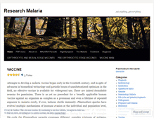 Tablet Screenshot of malariazone.wordpress.com