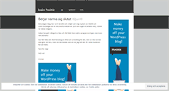 Desktop Screenshot of isakspraktik.wordpress.com