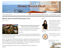 Tablet Screenshot of homesweetdeal.wordpress.com