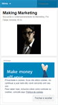 Mobile Screenshot of makingmarketing.wordpress.com