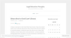 Desktop Screenshot of legaleducationkerala.wordpress.com