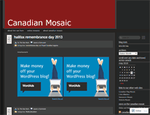 Tablet Screenshot of celebratecanada.wordpress.com