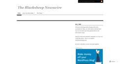 Desktop Screenshot of blacksheepja.wordpress.com