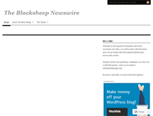 Tablet Screenshot of blacksheepja.wordpress.com