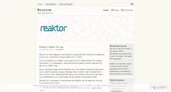 Desktop Screenshot of minreaktor.wordpress.com