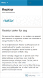 Mobile Screenshot of minreaktor.wordpress.com