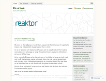Tablet Screenshot of minreaktor.wordpress.com