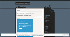 Desktop Screenshot of alessandrorocha.wordpress.com