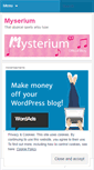 Mobile Screenshot of mysterium247.wordpress.com