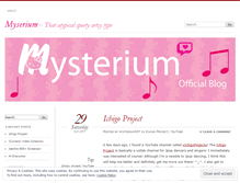 Tablet Screenshot of mysterium247.wordpress.com