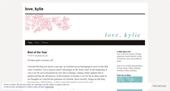 Desktop Screenshot of lovekylie.wordpress.com