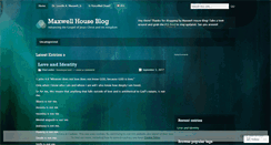 Desktop Screenshot of lovellemaxwell.wordpress.com