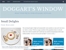 Tablet Screenshot of doggartswindow.wordpress.com