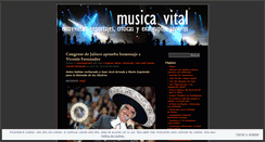 Desktop Screenshot of musicavital.wordpress.com