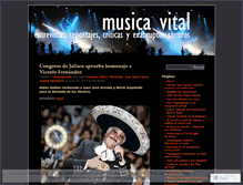 Tablet Screenshot of musicavital.wordpress.com