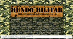 Desktop Screenshot of mundomilitar.wordpress.com