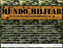 Tablet Screenshot of mundomilitar.wordpress.com