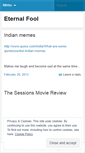 Mobile Screenshot of eternalfool.wordpress.com