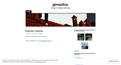Desktop Screenshot of ginnastica.wordpress.com