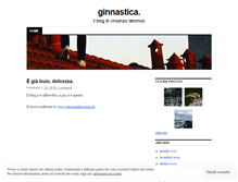 Tablet Screenshot of ginnastica.wordpress.com