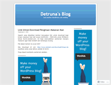 Tablet Screenshot of detruna.wordpress.com