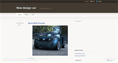 Desktop Screenshot of newdesigncar.wordpress.com