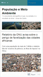 Mobile Screenshot of populacaosustentavel.wordpress.com