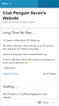 Mobile Screenshot of clubpenguinseven.wordpress.com