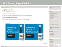 Tablet Screenshot of clubpenguinseven.wordpress.com