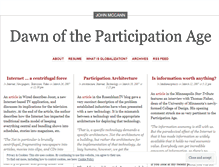 Tablet Screenshot of participationage.wordpress.com