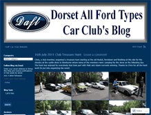 Tablet Screenshot of daftcarclub.wordpress.com