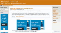 Desktop Screenshot of kleroterion.wordpress.com