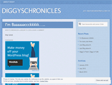 Tablet Screenshot of diggyschronicles.wordpress.com
