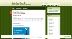 Desktop Screenshot of grinningellie.wordpress.com