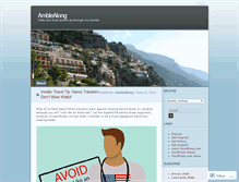 Tablet Screenshot of amblealong.wordpress.com