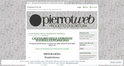 Desktop Screenshot of pierrotweb.wordpress.com