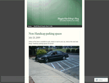 Tablet Screenshot of bliggityblackblog.wordpress.com