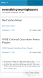 Mobile Screenshot of everythingyoumightwant.wordpress.com