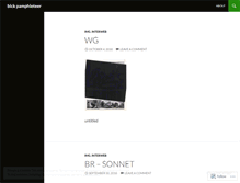 Tablet Screenshot of blckmsk.wordpress.com