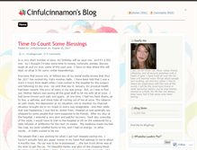 Tablet Screenshot of cinfulcinnamon.wordpress.com