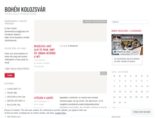Tablet Screenshot of bohemkolozsvar.wordpress.com
