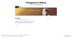 Desktop Screenshot of newagemom.wordpress.com